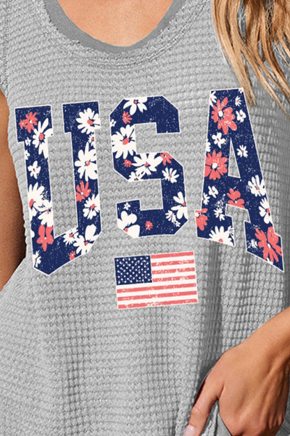 USA Scoop Neck Tank