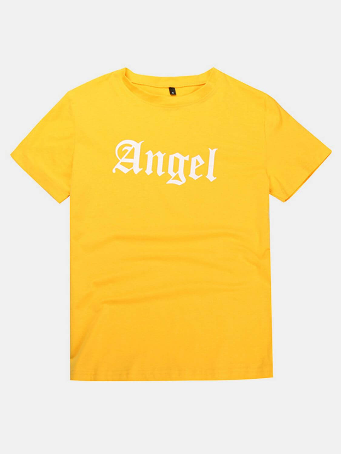 Perfee Angel T Shirt Yellow product image front view